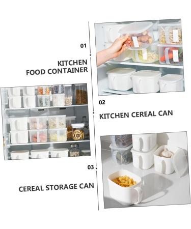 Alipis 6 Pcs Storage Box with Handle Cereal Refrigerator Organizer Keeper Kitchen Food Organizer re-usable - Buy Online on GoSupps.com
