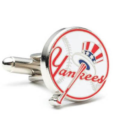 MLB Yankees Baseball Cufflinks, Officially Licensed
