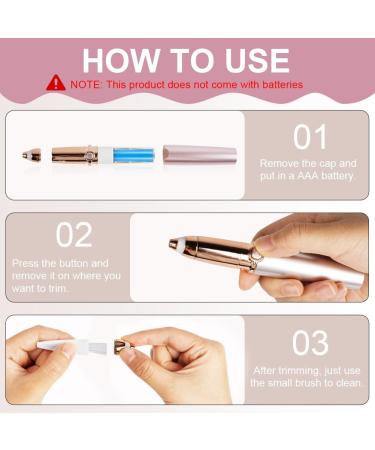 Buy Lophe Electric Eyebrow Razor for Women | Precision Eyebrow Trimmer | Painless & Portable for Travel | Ideal Gift - Buy Online on GoSupps.com