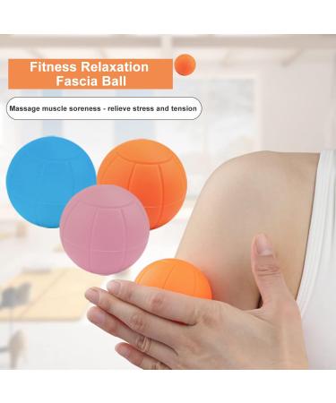 Sanwood Silicone Massage Ball | Deep Tissue Trigger Point Ball for Foot & Hand Massage | Sky Blue Yoga Fitness Accessory - Buy Online on GoSupps.com