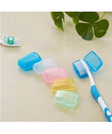 LAVALINK 5pcs Portable Travel Toothbrush Head Caps - Germ Protection Toothbrush Case for Health & Hygiene - Buy Online on GoSupps.com