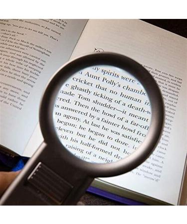 Magnifiers Magnifying Glass 10X Magnification Optical Glass Lens 10 Led Lights Reading Magnification Gift Microscope Optical Lenses Protect Vision Without Hurting Eyes Lofty Ambition - Buy Online on GoSupps.com