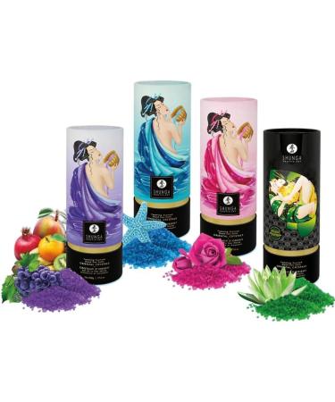 Shunga Organic Lotus Flower Foaming Bath Salt - 500g - Buy Online on GoSupps.com