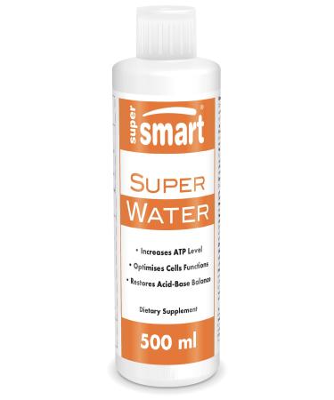 SuperWater 500 ml - Helps Prevent Dehydration During Long-Term Efforts - Helps Increase ATP Levels - Vegan - Supersmart