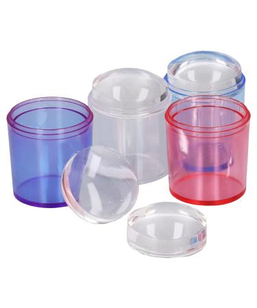 Yuecoom Stamper Replacements Nail Art Stamper Clear Silicone Stamping Jelly for DIY Nail Edges Prints Patterns