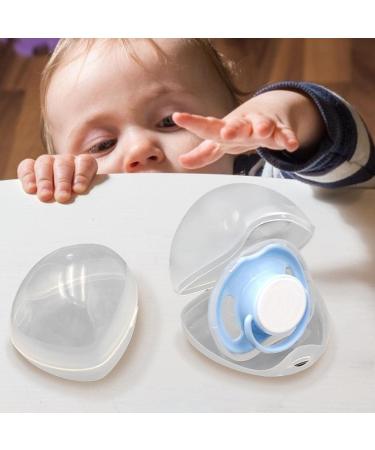 Duhe189014 Portable Pacifier Case - Transparent All-in-One Silicone Holder with BPA-Free PP Storage Box - Dust-Proof and Durable - Buy Online on GoSupps.com