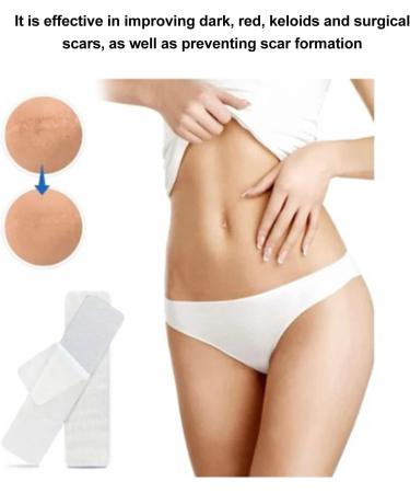 Professional Scar Remover Strips - Reusable Silicone Patch for Stretch Marks - 9.8ft Clear Concealed Sheets for Mild & No Irritating Scar Removal - Buy Online on GoSupps.com