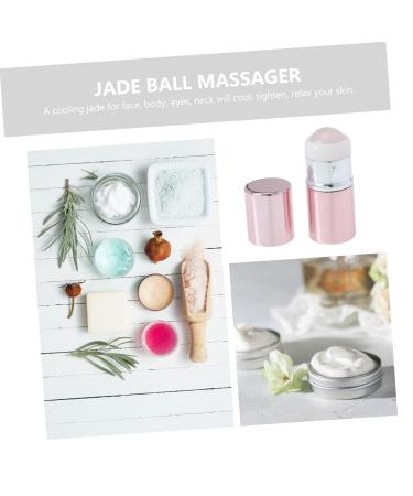 Jade Roller & Massage Stone - Cooling Jade Ball Facial Massage Tool for Travel & Relaxation - Buy Online on GoSupps.com