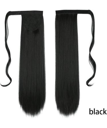Ponytail Extension 22inches Synthetic Ponytail Hair Extension Clip in Fake Wig Hairpiece Long Straight Wrap Around Pony Tail Extension for Women Ponytail Hairpiece for Women (Color : 4 Size : 56cm 56cm 4 - Buy Online on GoSupps.com