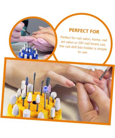 Beavorty Drill Organizer Storage Holes Drill Container Home Stand Display Nail Bit Manicure Bits Stands Tools Holder for Salon Holders - Buy Online on GoSupps.com