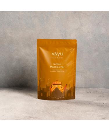 Vayu Indian Masala Chai (100% Assam Chai) Loose Leaf Pouch of 180 grams - Buy Online on GoSupps.com