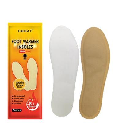 Insole foot warmers warm pack - safe odorless easy -to -apply air -activated hot insole warmer provide up to 8 hours of continuous warm men