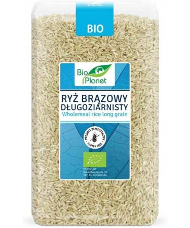 Long grain brown rice BIO 1 kg BIO PLANET - Buy Online on GoSupps.com