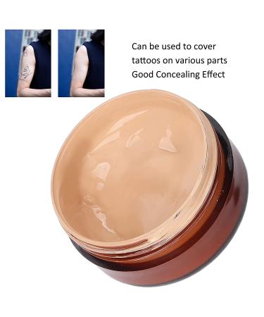 Waterproof Tattoo Concealer Cream for Men and Women - Cover Up Skin Marks, Scars, Birthmarks - 10ml Beige 64 Ounce - Buy Online on GoSupps.com