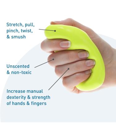 Body Sport Hand Therapy Putty - Red 2 oz | Medium-Soft Strengthening Putty for Rehabilitation - Buy Online on GoSupps.com