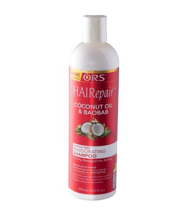 ORS HAIRepair Coconut Oil & Baobab Sulfate-Free Invigorating Shampoo 12.5 Ounce