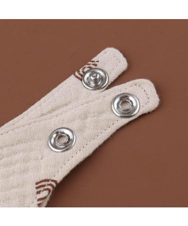 Uposao Organic Cotton Baby Bandana Dribble Bibs | Adjustable Buttons, Super Soft & Absorbent | Boys Girls One Size | Type 2 - Buy Online on GoSupps.com