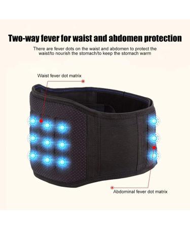 WOPOHY Adjustable Magnetic Therapy Belt | Self-Heating Lumbar Support Strap for Lower Back | Ideal Gift for Family & Parents - Buy Online on GoSupps.com