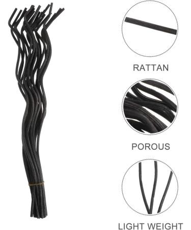 Healifty Black Fragrance Sticks - 40 Shaped Replacement Diffuser for Bedroom Toilet Spa | Refreshing Aroma & Essential Rods - Buy Online on GoSupps.com