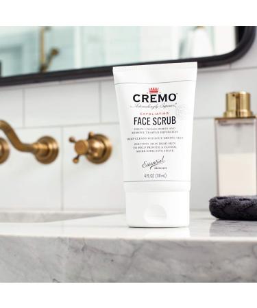 Cremo Exfoliating Face Scrub 4 fl oz - Gentle Exfoliation for Smooth Skin - Buy Online on GoSupps.com