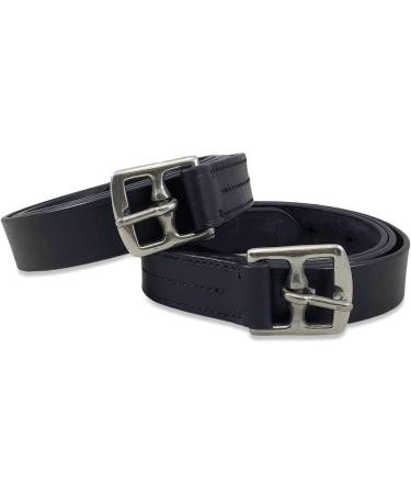 Equitack Leather Stirrup leathers - Black 42'' 42'' Black - Buy Online on GoSupps.com