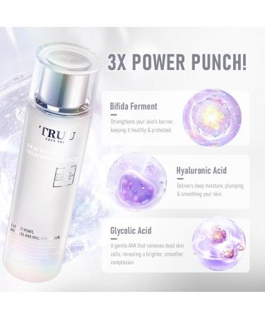 TRUU Skin Renewal Treatment Essence | Pore Refining Hydrating & Clarifying | Probiotics & Oxygenated Essence | Enhance Skin Barrier & Radiance | 5.3 Oz - Free International Shipping - Buy Online on GoSupps.com