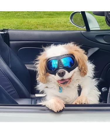 Small Dog Goggles Anti-UV Sunglasses for Small-Medium Dogs - Blue - Buy Online on GoSupps.com