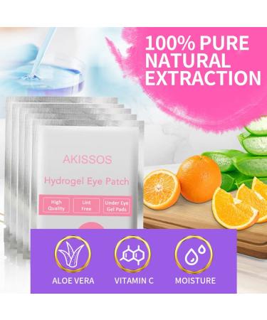 100 Akissos Under Eye Pads - Lint Free Gel Eyelash Extension Supplies for Professional Lash Lift, Tint, and Guard - Hypoallergenic DIY Beauty Tool (Pack of 1) - Buy Online on GoSupps.com