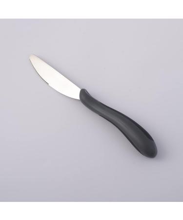 NRS Healthcare Kura Care Easy Grip Adult Cutlery Set - Black & Grey | Single Pack - Buy Online on GoSupps.com