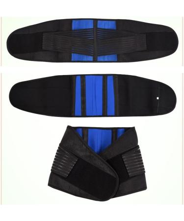 Plus Size Back Brace S-6XL | Adjustable Lumbar Support Belt for Men & Women | Posture Corrector & Waist Trainer in Blue | Fitness & Weight Loss - Buy Online on GoSupps.com