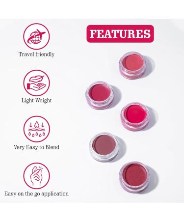 Buy Vegan Peony Peach Lip Cheek & Eye Tint Balm - Long Lasting Enriched with Vitamin E | 25g | International Shipping - Buy Online on GoSupps.com