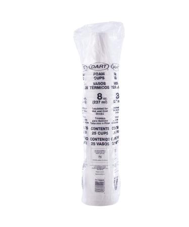 DART 8J8CT 8-Ounce Foam Cup (Case of 1000) - White, Pack of 1000 - Buy Online on GoSupps.com