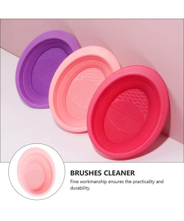 Premium Makeup Brush Scrub Pad & Cleaning Tools | Silicone Brush Cleaner Bowl & Mat for Professional Beauty Care - Buy Online on GoSupps.com