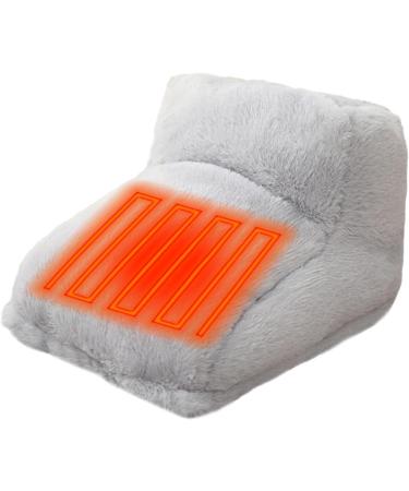 Electrical Foot Warmers - Soft Thickened Heating Pillow Non-Slip Full Size Foot Heater for Workplace & Winter Gifts - Cozy Gray - Buy Online on GoSupps.com