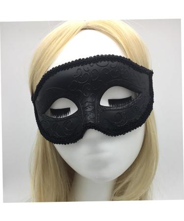 DOITOOL Dreses Masquerade Costume Eye Mask Black Costume Makeup Stand Out Mask Masquerade Ball Unique Masquerade Black Maskes Costumes Party Mask Men and Women Halloween - Buy Online on GoSupps.com