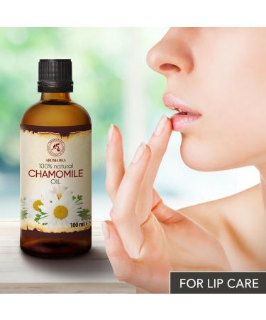 Chamomile Oil 100ml - Natural Chamomilla Oil for Face Nails Hands & Hair | Massage & Personal Care - Buy Online on GoSupps.com