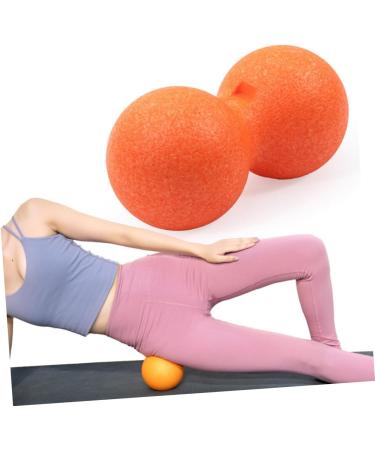 Solustre 2 STK Peanut Massage Ball - Handheld Muscle Roller for Yoga & Foot Massage - EPP Double Ball Massage Device for Total Body Relaxation - Buy Online on GoSupps.com