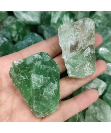 Gems for Decoration 1pc 40-60g Natural raw Green Fluorite Rough Natural Quartz Crystals for Aura Crystal - Buy Online on GoSupps.com