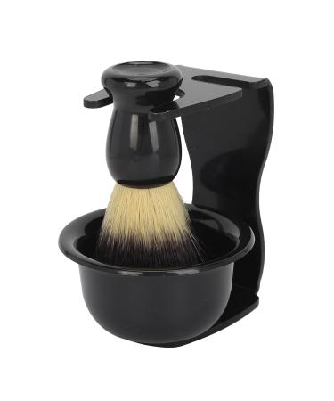 Premium Razor Brush Set for Men | Perfect Father's Day Gift | Beard Foam Brush & Bowl Stand | Easy-Clean ABS Nylon Hair Care Set - Buy Online on GoSupps.com
