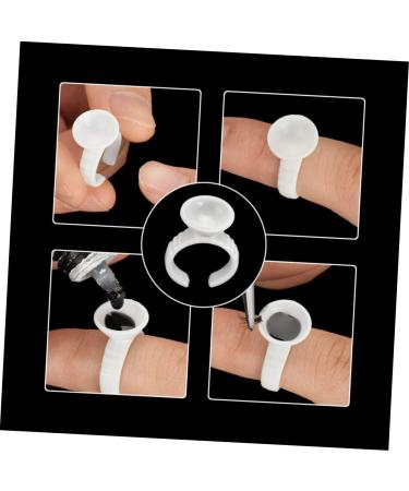  SOESFOUFU Pack of 100 Disposable Eyebrow Ink Cups No Separation Easy to Clean and Remove for Application - Buy Online on GoSupps.com