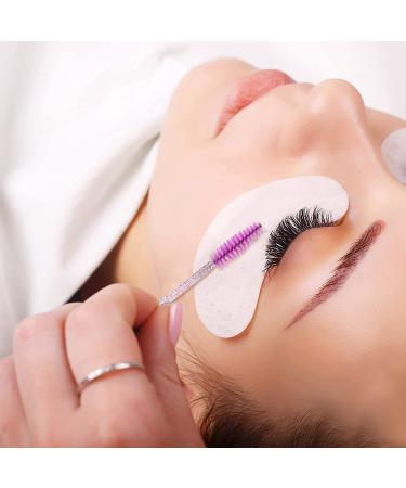 100PCS Multi-Colored Crystal Eyelash Mascara Brushes - Makeup Applicator Wands - Buy Online on GoSupps.com