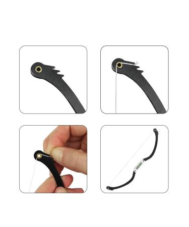 Guapa Eyebrow Marker Ruler & Leveler | Brow Mapping Tool Kit with Bow & String | Mapping Thread for Shaped Brows | Permanent Makeup & Tattoo | Black - Buy Online on GoSupps.com