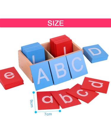 Buy Woorea Montessori Sandpaper Letters - Educational Toys for 3 Year Olds | Early Learning Montessori Toys for Kids - Buy Online on GoSupps.com