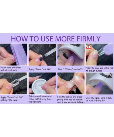 Solid Nail Tips Gel for Professional Nail Extensions - 5g x 2 | High-Quality Nail Art Gel Paint & Glue - Buy Online on GoSupps.com