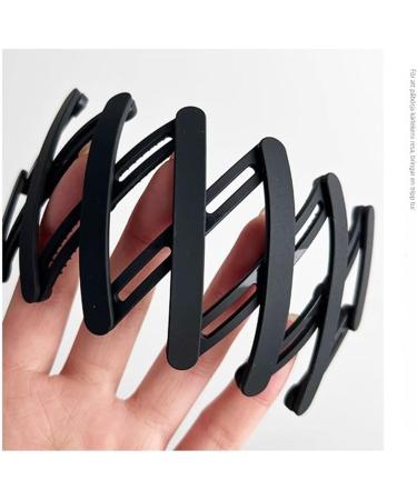 Lesunbak Retractable Pocket Headband | Anti-Slip Retractable Multifunctional Hairband | Portable Hair Decor for Facial Clean Makeup - Buy Online on GoSupps.com