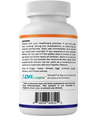 Vitamatic Bifidobacterium lactis - 20 Billion per DR Capsule - 60 Count - Digestive Support - Made with Prebiotic Inulin Fiber - Buy Online on GoSupps.com