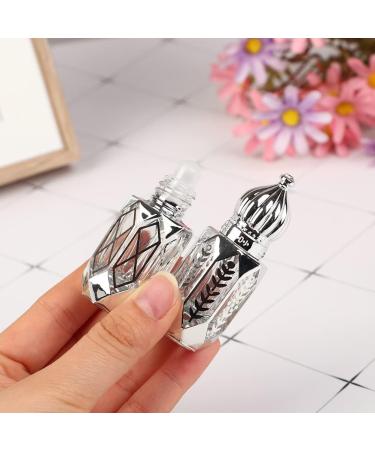 Clear Refillable Glass Roll-on Bottle with Stainless Steel Roller Ball - Perfect for Essential Oils and Perfumes - Buy Online on GoSupps.com