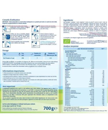 HiPP Biologique Lait 3 Croissance Essentia Bo te 600g (Lot de 4) - Buy Online on GoSupps.com