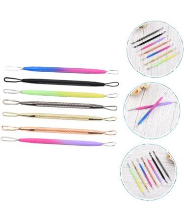 FOMIYES 7pcs Double-headed Extrusion Ring Pimple Tools Professional Blackhead Extractor Tool - Buy Online on GoSupps.com