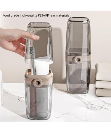 Valink Travel Toothbrush Case - Durable Transparent Plastic Holder for Camping & Travel - Ideal for Electric & Manual Toothbrushes - Buy Online on GoSupps.com